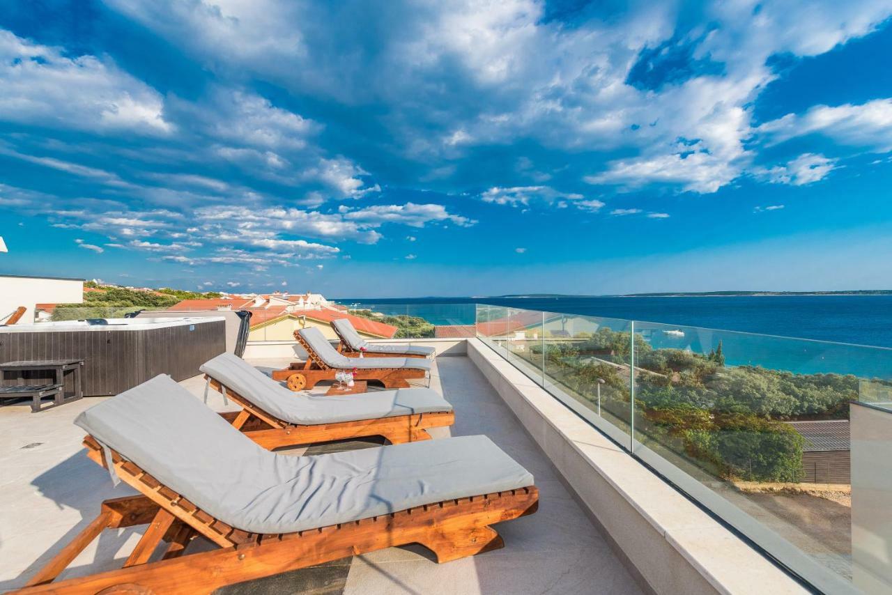 Апартаменти Luxury Penthouse Мандре Екстер'єр фото